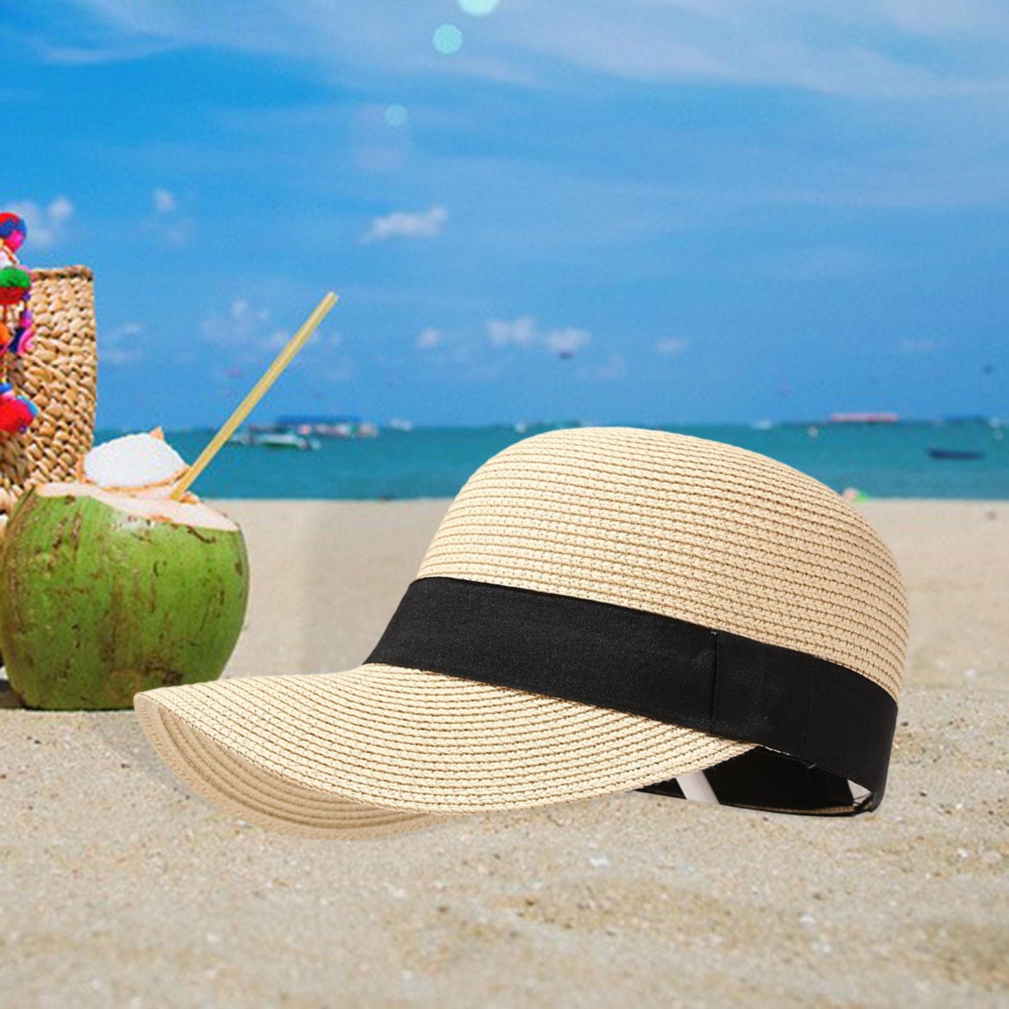 Summer Beach Sun Hat Fashion Wide Brim Hat