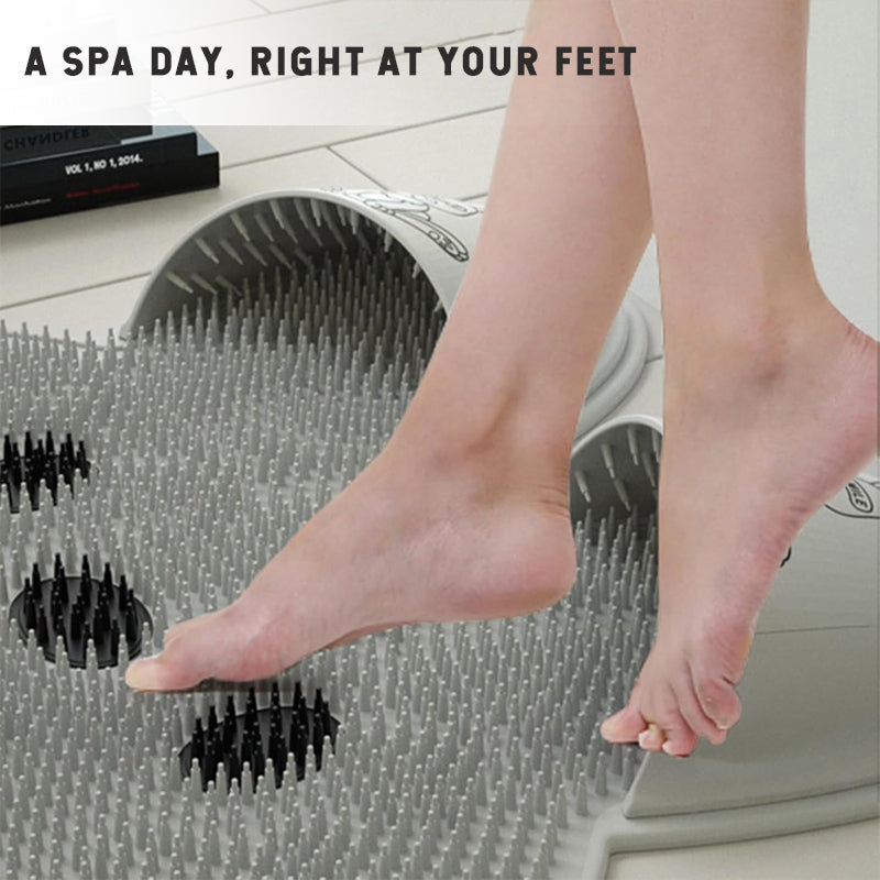 Silicone Rabbit Foot Rubbing Pad Foot Washing Massage Pad