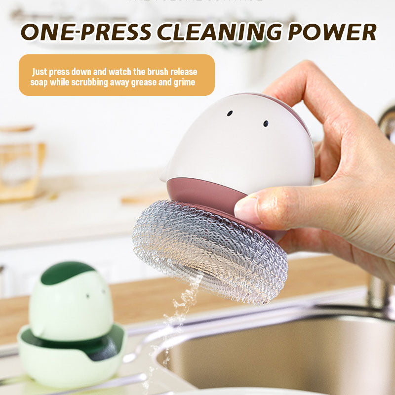 π³ Cute Automatic Press Pot Brush