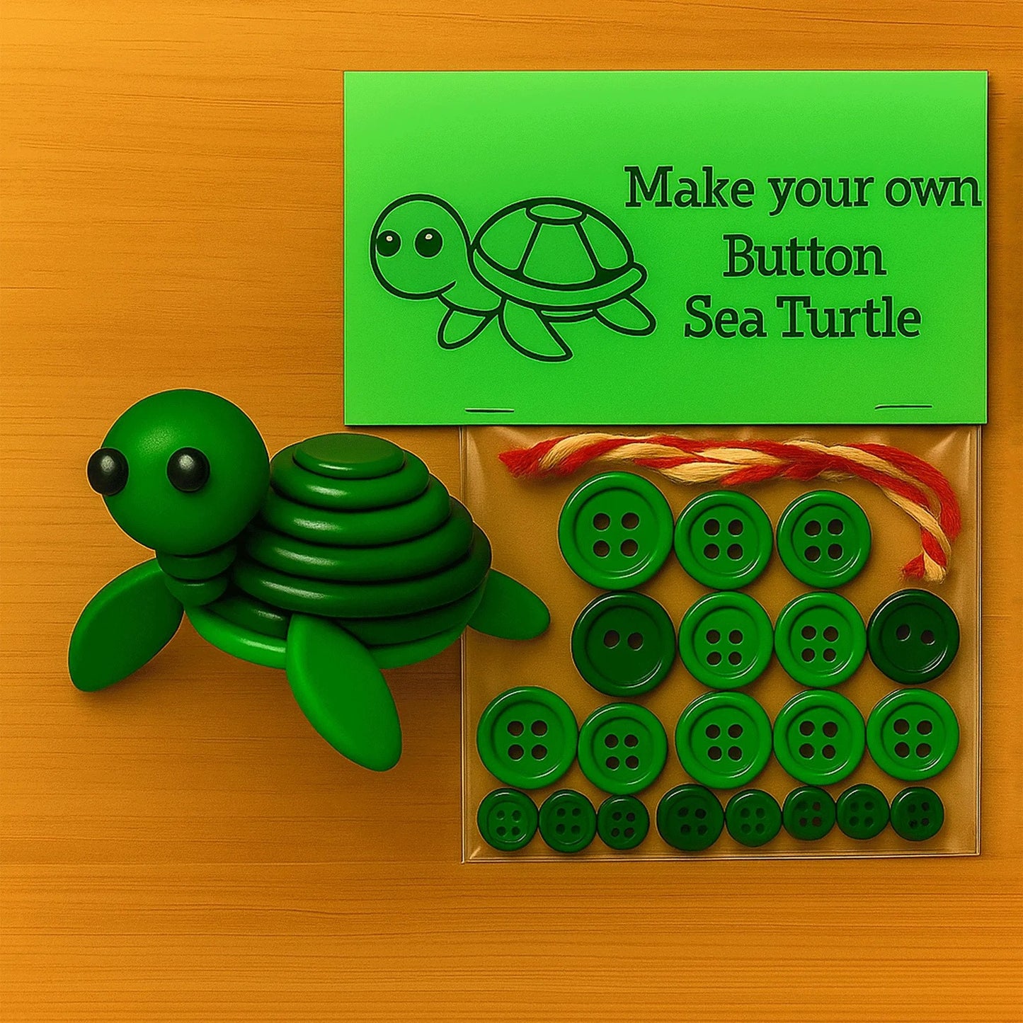 🔥Last Day 49% OFF - DIY Button Highland Animal Cow Craft Kit