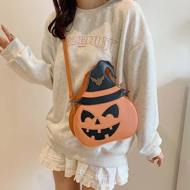 Halloween Pumpkin Crossbody Bag π
