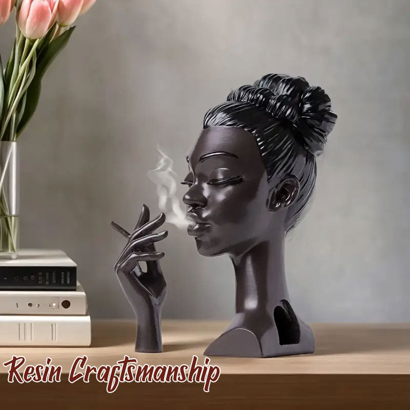 Black Lady Incense Burner Creative Ornaments