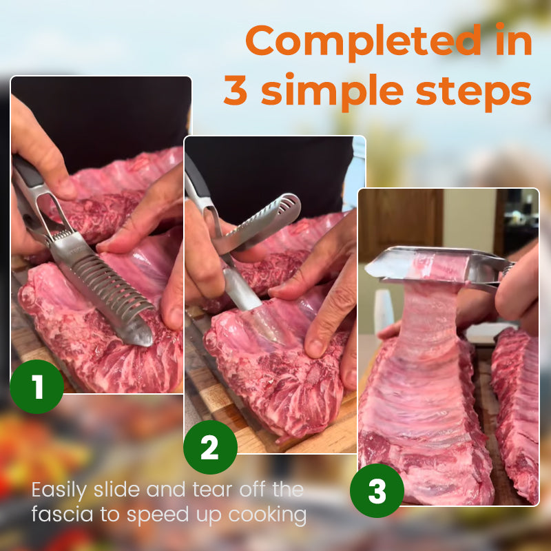 πͺ BBQ Rib Membrane & Fat Remover Tool β For Effortless Meat Prep!