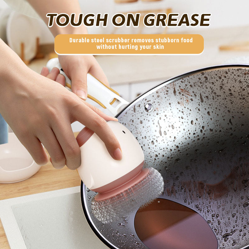 π³ Cute Automatic Press Pot Brush
