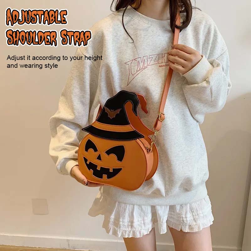 Halloween Pumpkin Crossbody Bag π