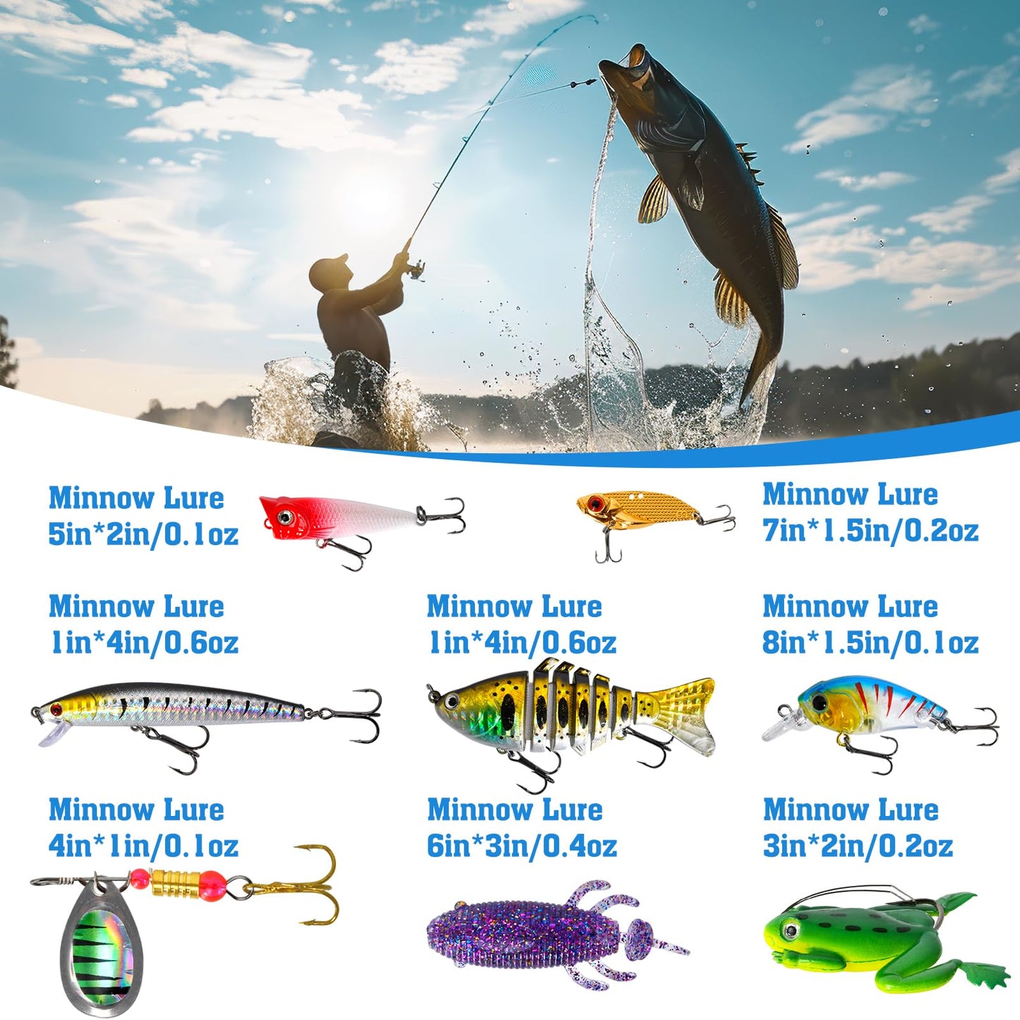 Advent Calendar 2025 Fishing Lure Set