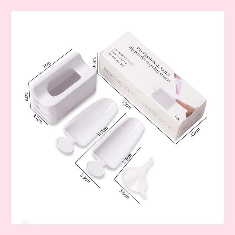 Nail Art Powder Recycling Box