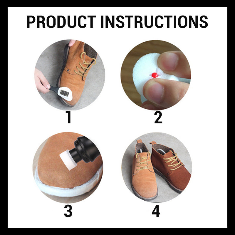 Suede Fur Shoe Polish Cleaning And Care Agent