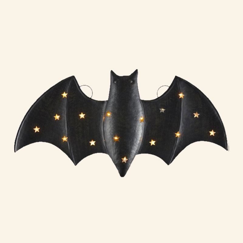 Mud Cake LED Bat Decoration