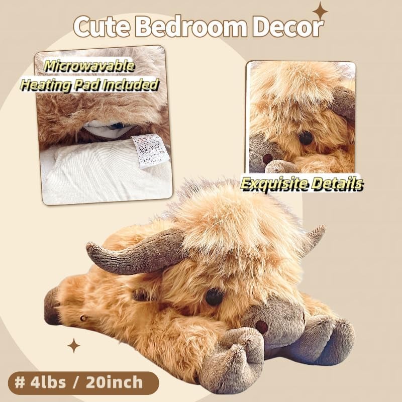 🔥 Last day 49% OFF 🎁Cute plush toy in the shape of a highland cow
