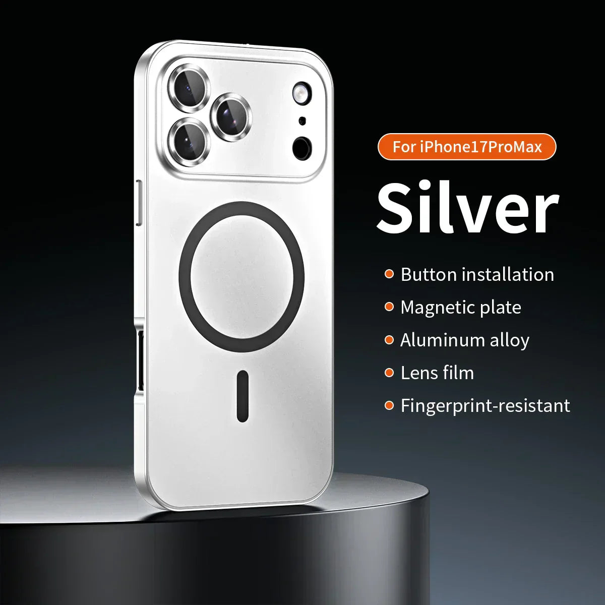 ✨17-13🔥Magnetic Aluminum Frame Case For Iphone