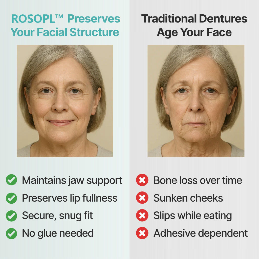 Custom-made functional dentures. Boost your confidence. ✨