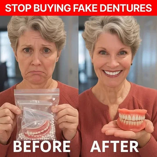 Custom-made functional dentures. Boost your confidence. ✨