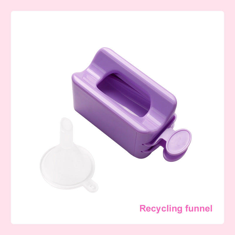 Nail Art Powder Recycling Box