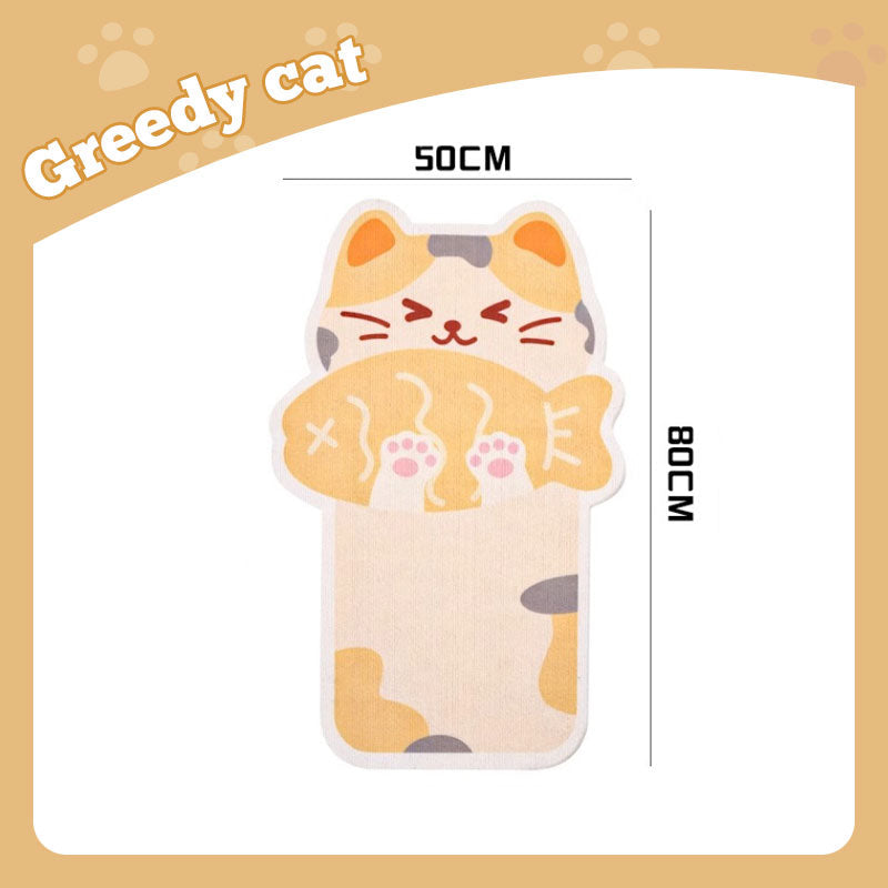 Cat Scratching Wall Stickers Can Be Cut And Pasted Cat Scratching Board