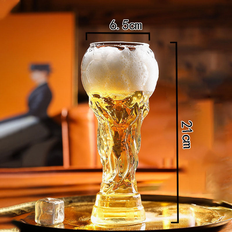 Hercules Football Glass