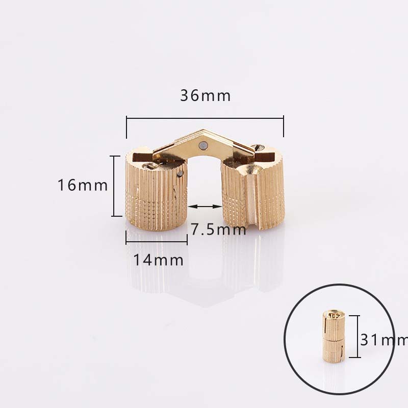 Premium Brass Hidden Hinges