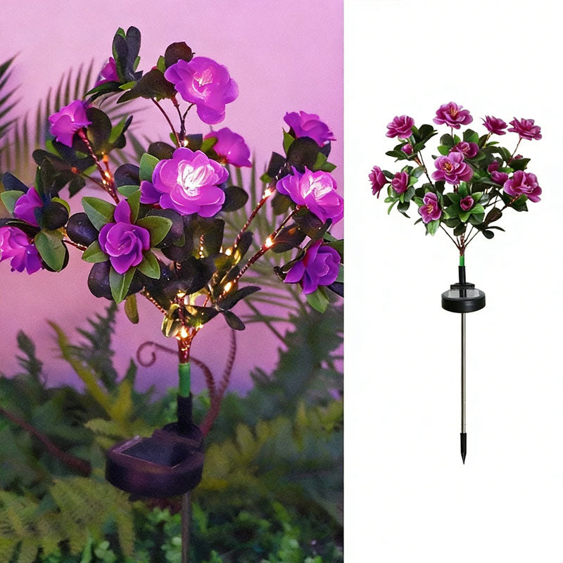 Solar Azalea Garden Stake Light