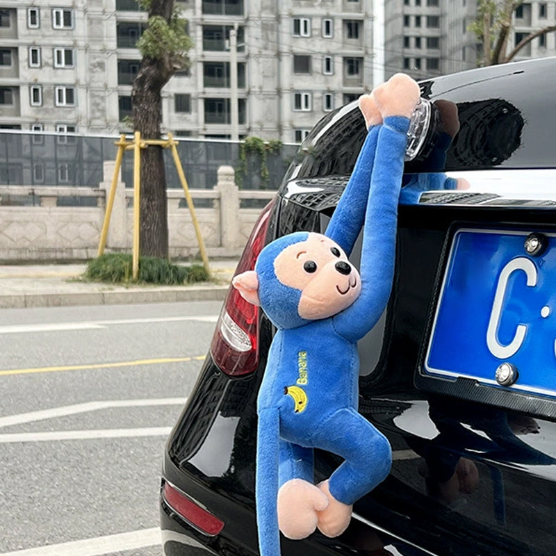 Car Exterior Long Arm Monkey Hanging Ornament