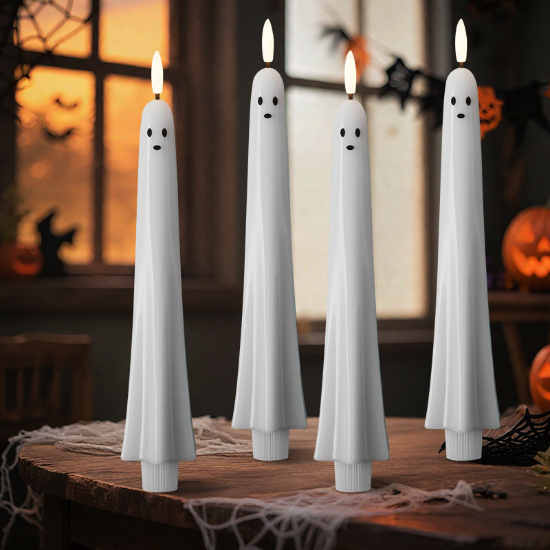 Remote Control Ghost Face 3D Flashing Candle Light