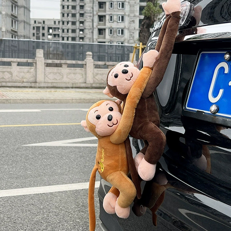Car Exterior Long Arm Monkey Hanging Ornament
