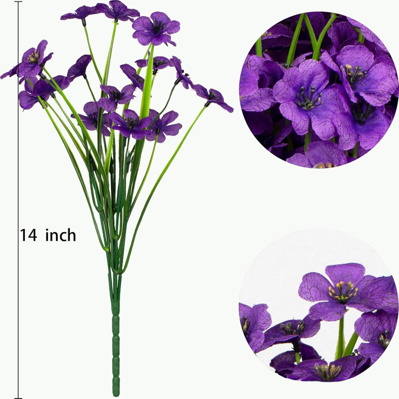 Artificial Violet Decorative Flowers💐