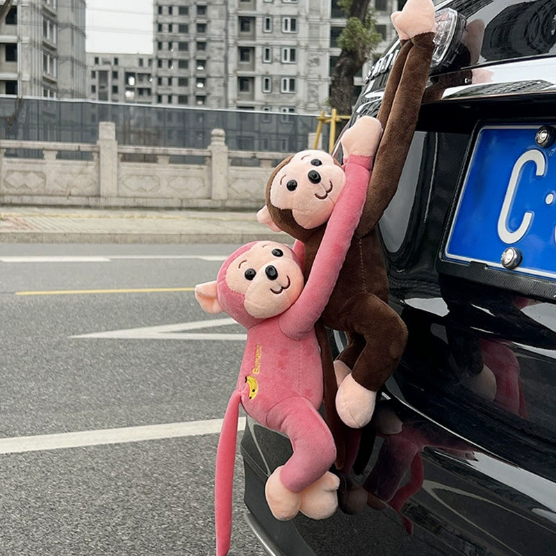 Car Exterior Long Arm Monkey Hanging Ornament