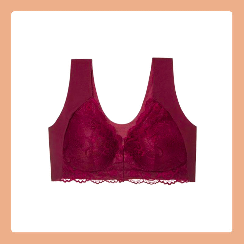 Front Buttoned Thin Bra Lace Sexy Underwear