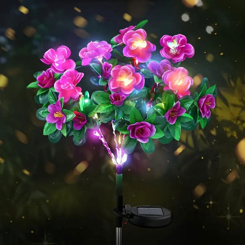 Solar Azalea Garden Stake Light