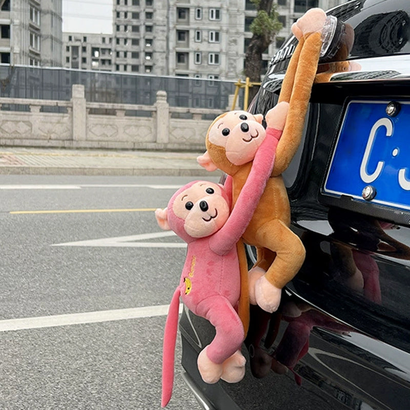 Car Exterior Long Arm Monkey Hanging Ornament