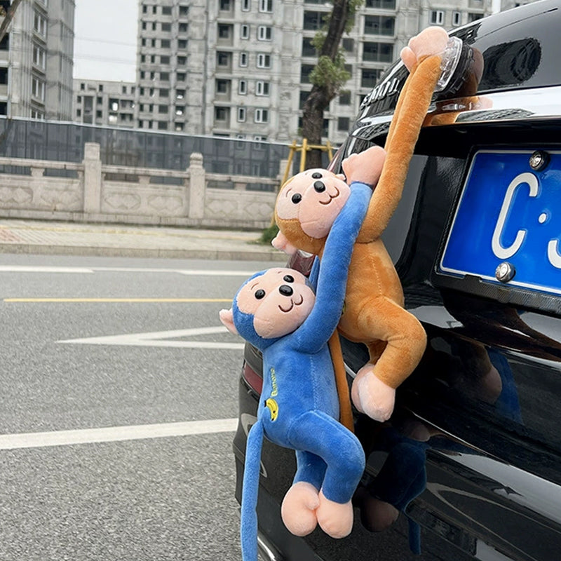 Car Exterior Long Arm Monkey Hanging Ornament