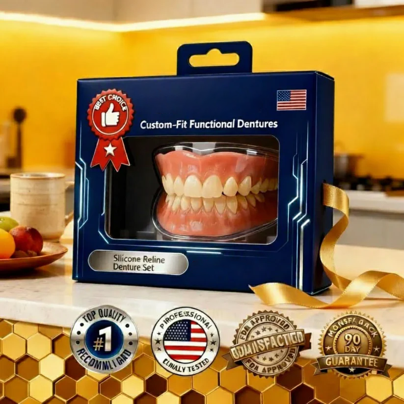 Custom-made functional dentures. Boost your confidence. ✨