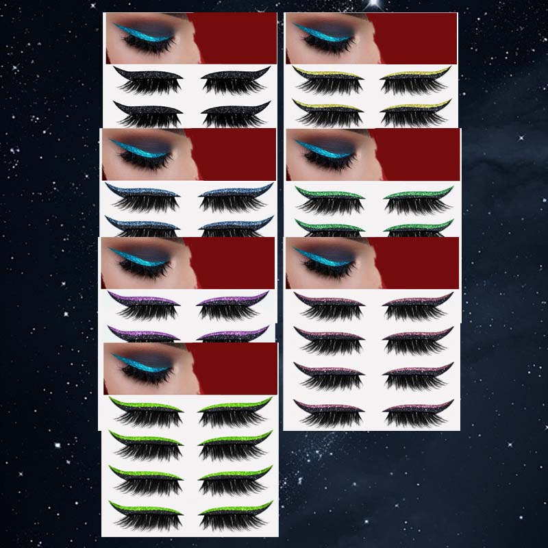 ✨ SELF-ADHESIVE EYELINER & LASH STICKERS