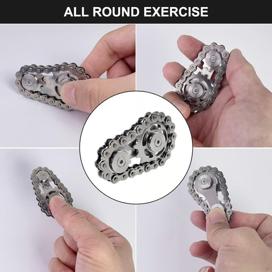 Slitstark Top Gear Gyro Fidget Toy with Finger