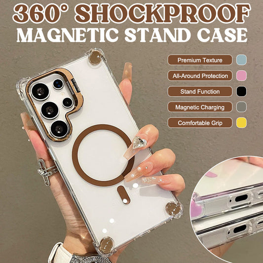 🔥 360° Shockproof Magnetic Stand Case