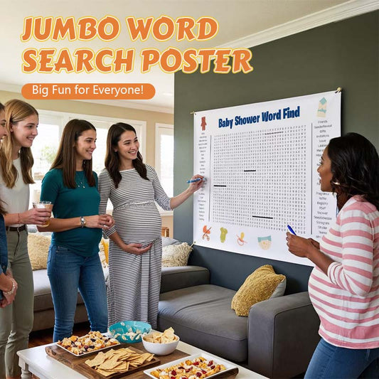 🎁Christmas Word Search Poster(🎉Giant 36"x24" Wall Game)