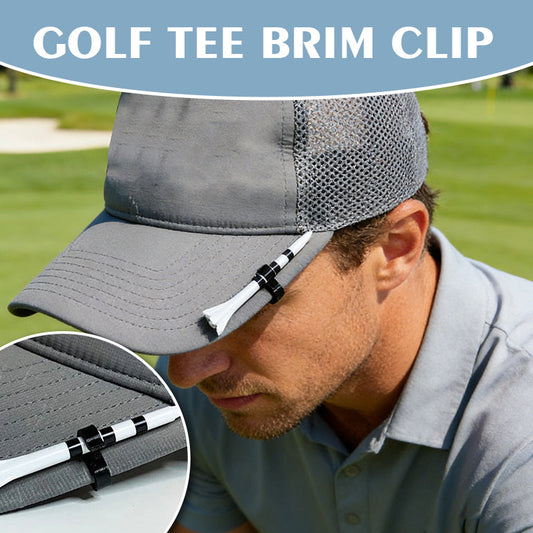 Golf Tee Brim Clip