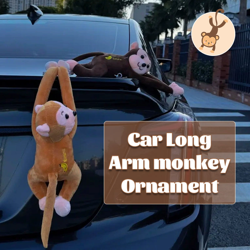 Car Exterior Long Arm Monkey Hanging Ornament
