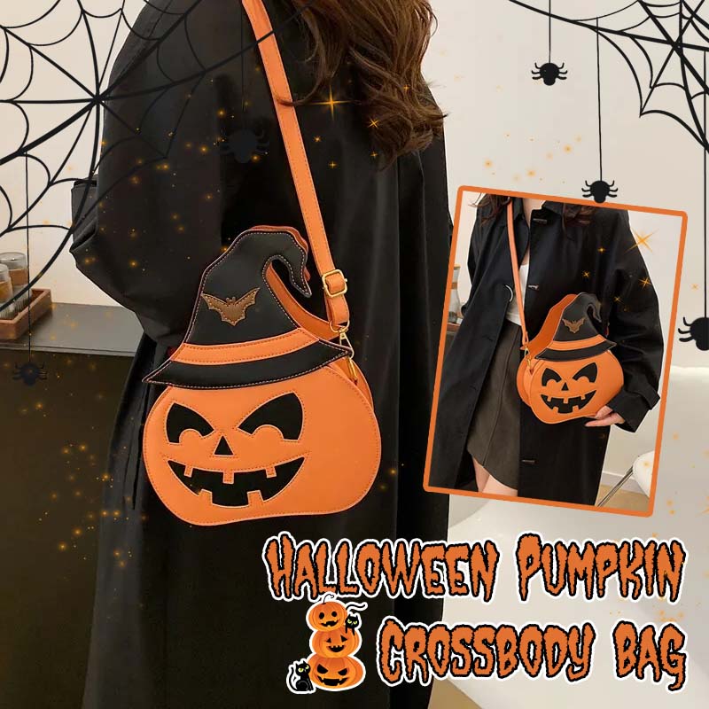 Halloween Pumpkin Crossbody Bag 🎃
