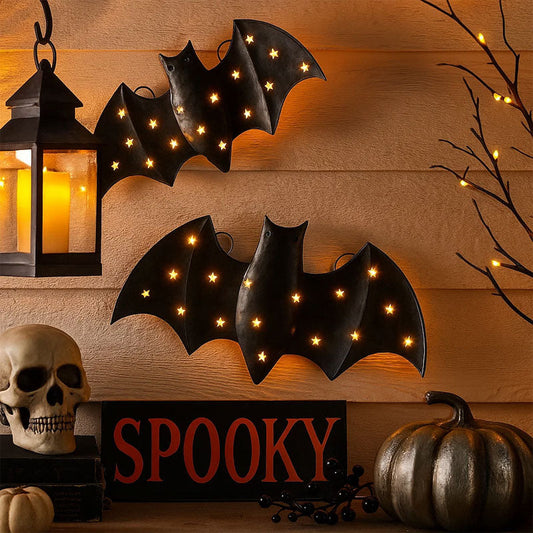 Mud Cake LED Bat Decoration