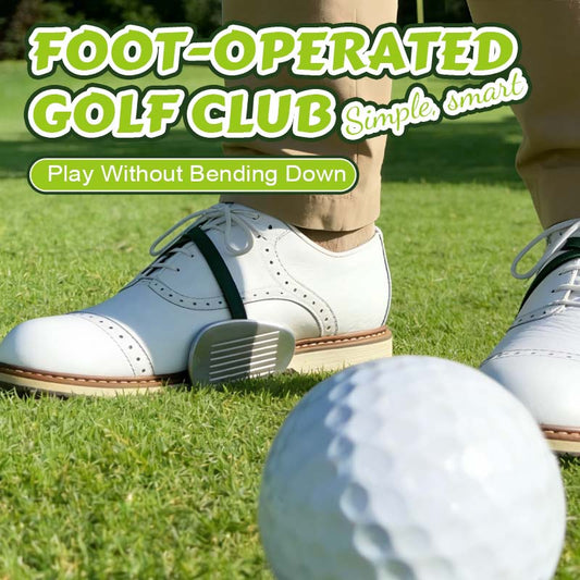 Foot-operated Golf Club