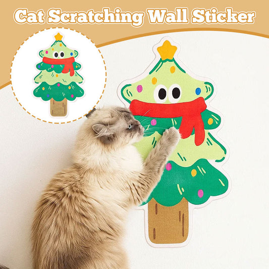Cat Scratching Wall Stickers Can Be Cut And Pasted Cat Scratching Board