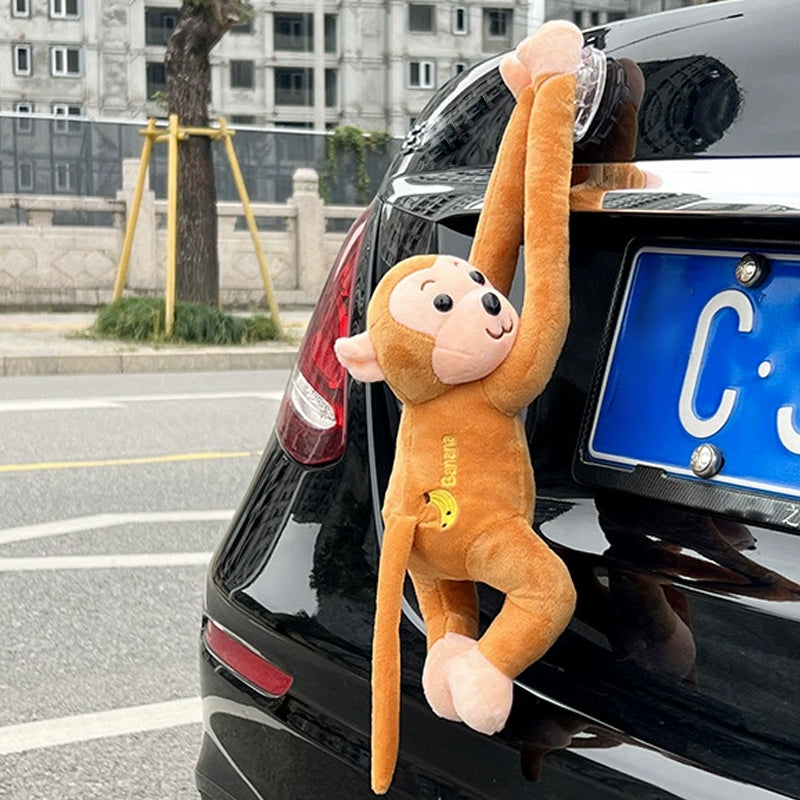 Car Exterior Long Arm Monkey Hanging Ornament