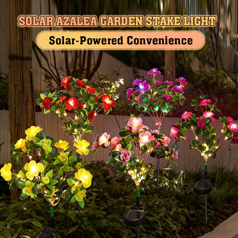 Solar Azalea Garden Stake Light