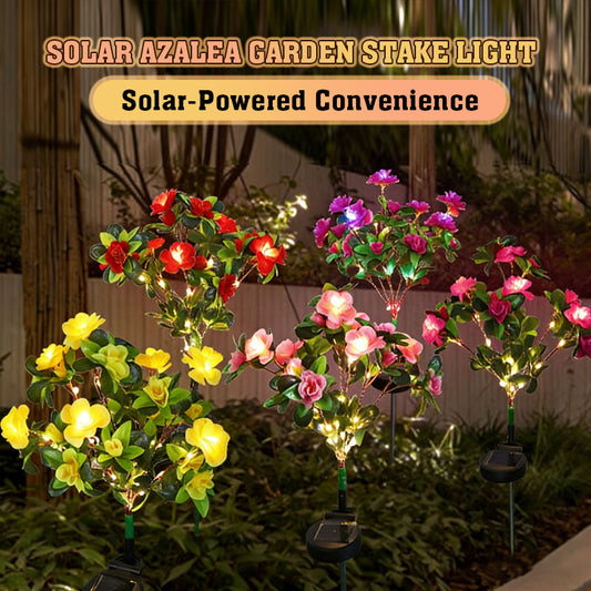 Solar Azalea Garden Stake Light