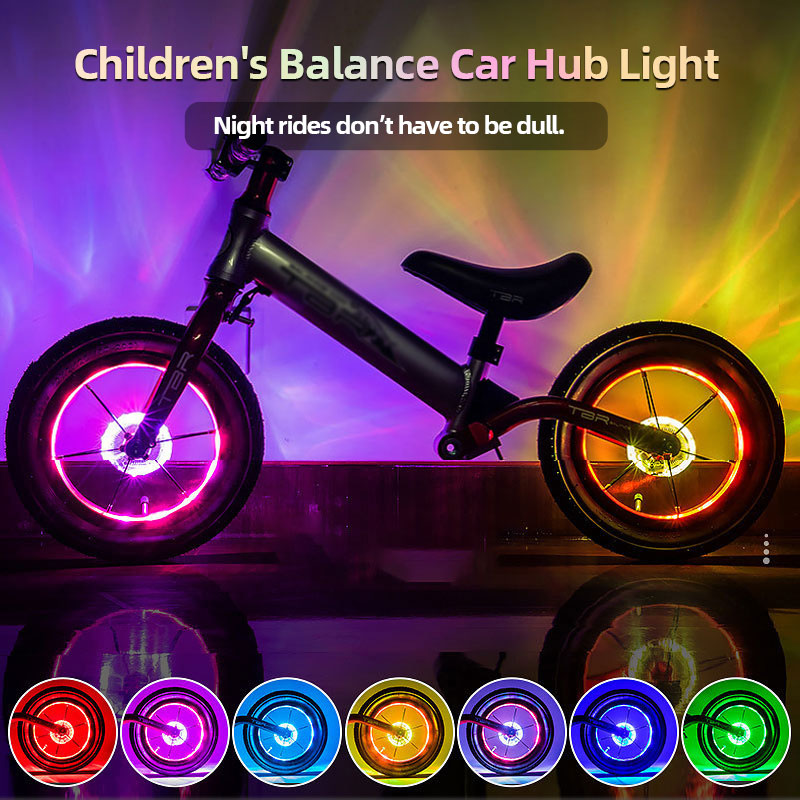 Bicycle night riding hub light