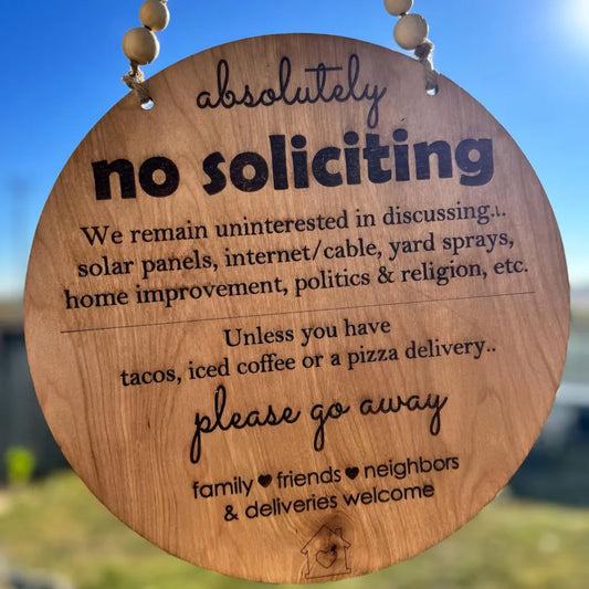 🔥Last Day 49% OFF🔥 Funny No Soliciting Sign