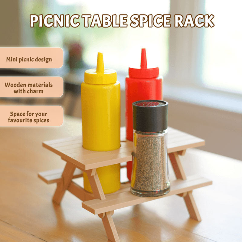 Picnic Table Condiment Box