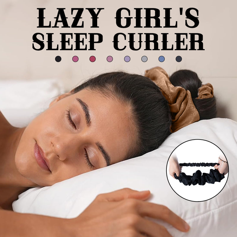 🌙 Lazy Sleep Hair Curler · Wake Up with Goddess Waves