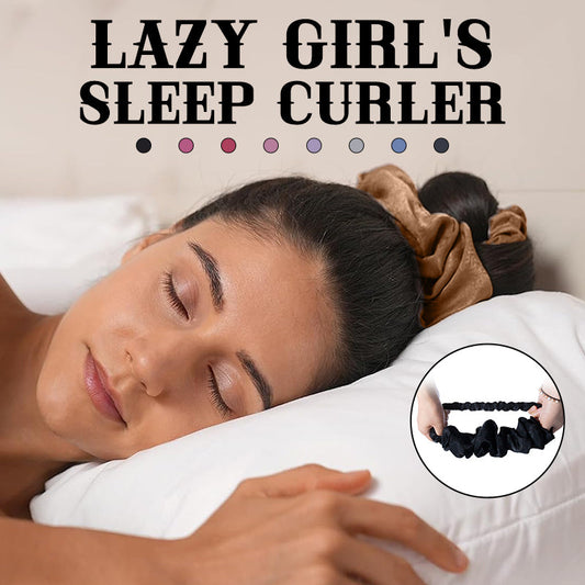 🌙 Lazy Sleep Hair Curler · Wake Up with Goddess Waves